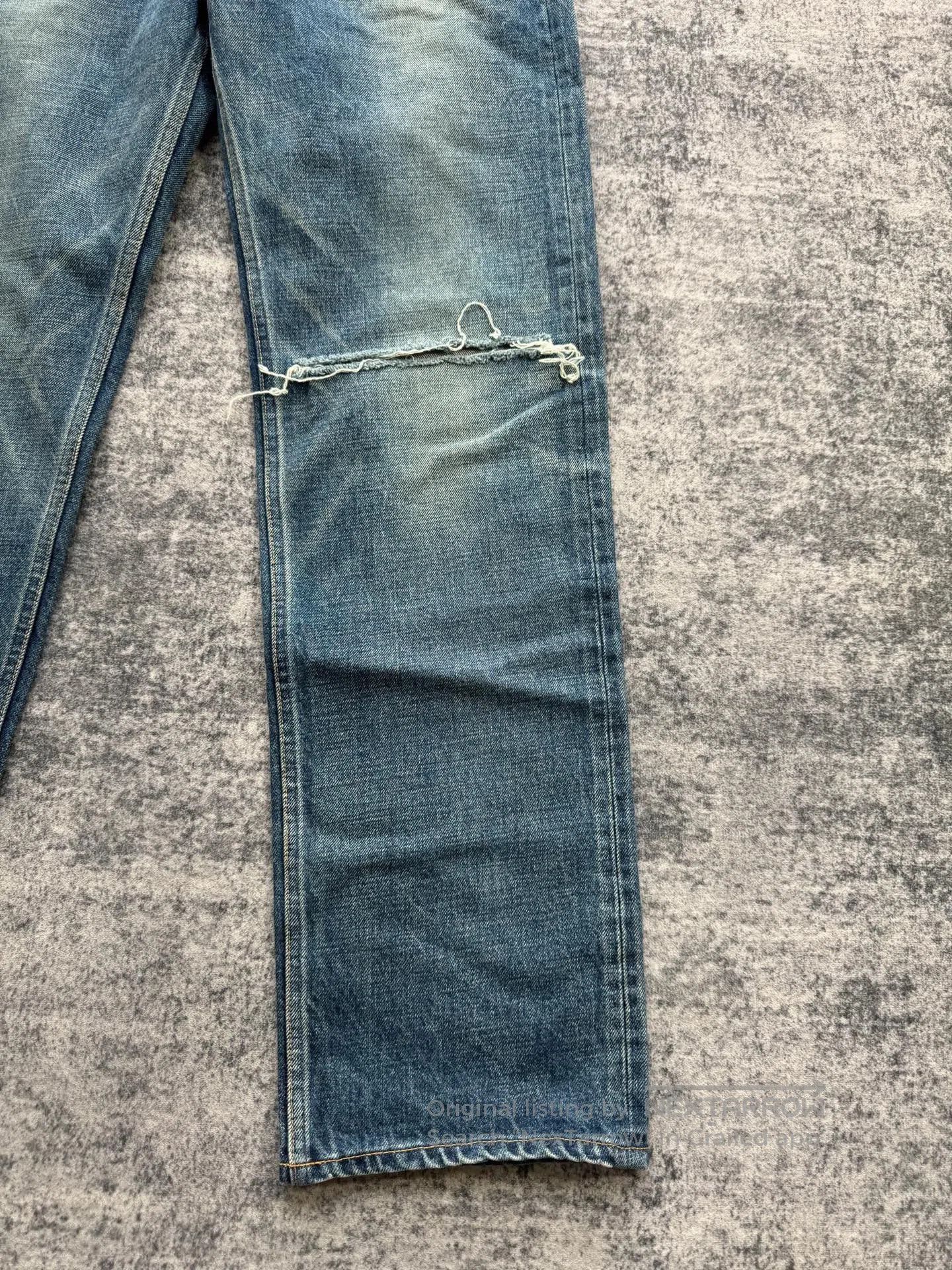 Celine Celine Washed Distressed Jeans. Size 28" / US 6 / IT 42 - 3 Thumbnail