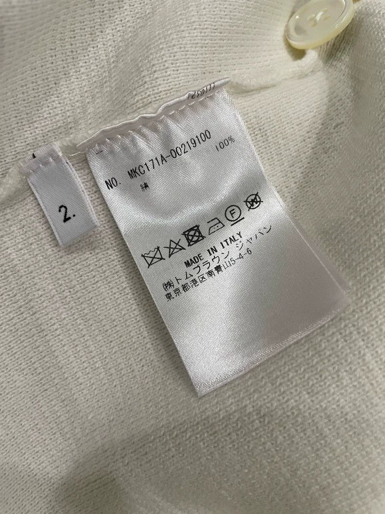 Thom Browne Thom Browne Logo Logo Striped Cardigan Knitwear 2503-Nextar Size US M / EU 48-50 / 2 - 9 Thumbnail