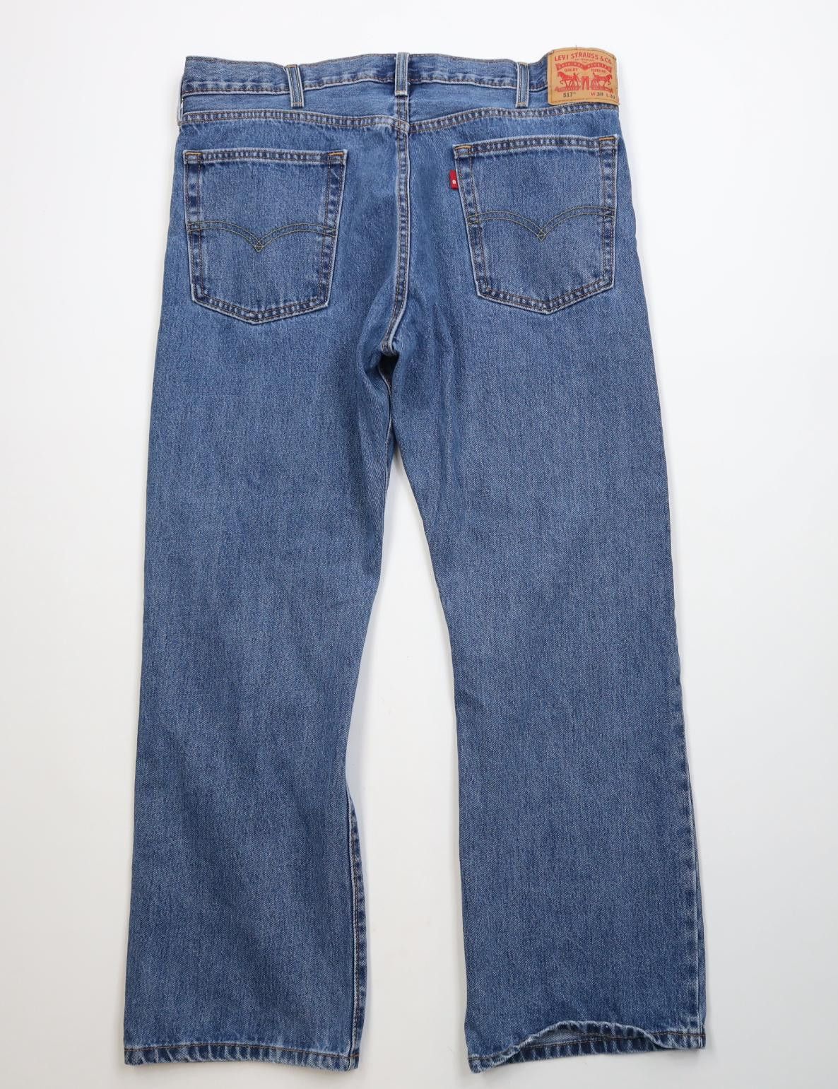 Levi's Vintage Y2K Levis 517 Western Flared Bootcut Denim Jeans Size US 38 / EU 54 - 9 Thumbnail