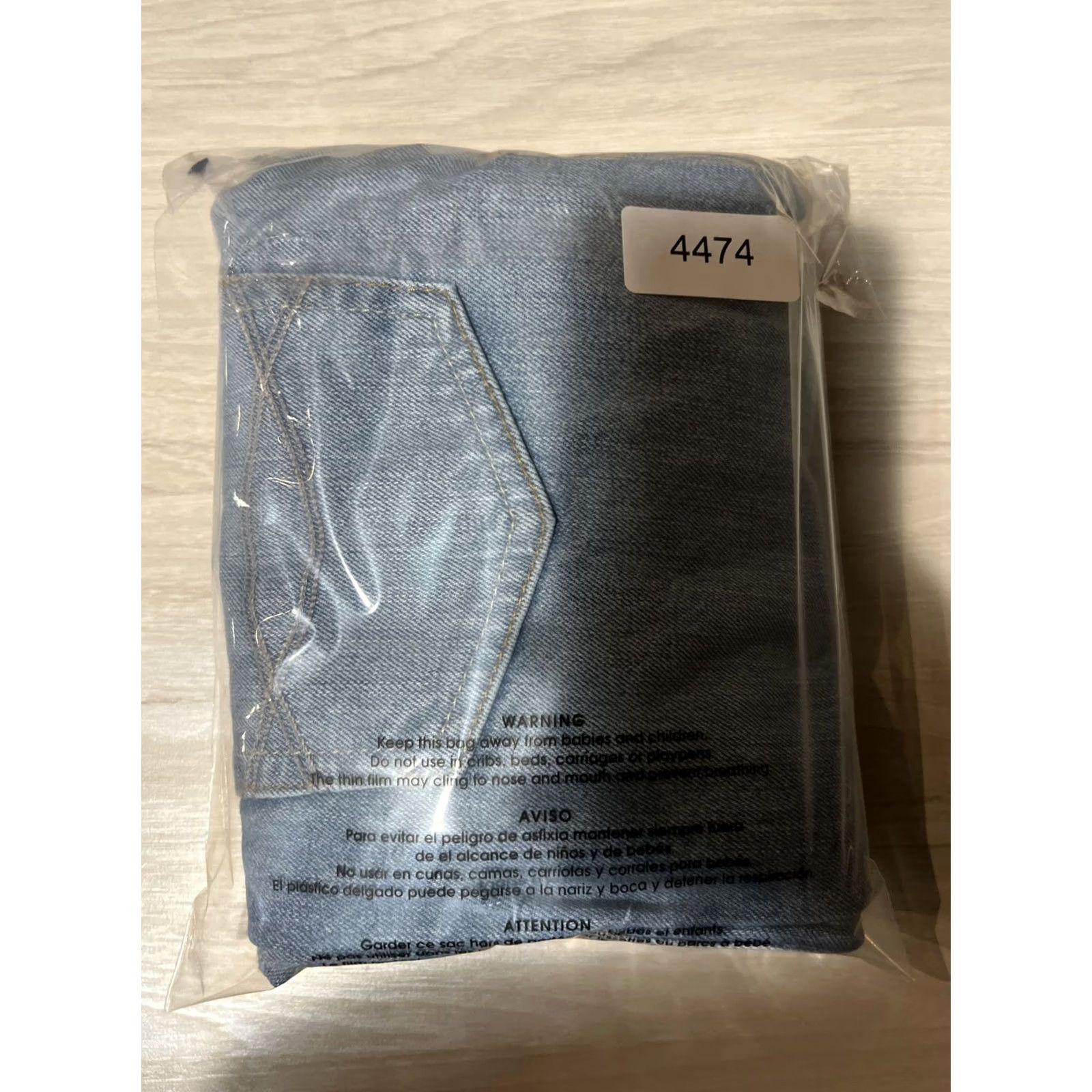 Abercrombie & Fitch Abercrombie & Fitch Jeans Womens Girlfriend Jean High Rise 8R Blue 90s Distressed Pockets Straight 29in 27in Cotton Regular Womens Size 29" - 5 Thumbnail
