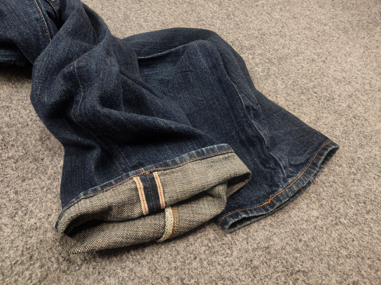 Indigofera Indigofera Vintage Selvedge Distressed Japan Denim Jeans Size US 34 / EU 50 - 20 Thumbnail