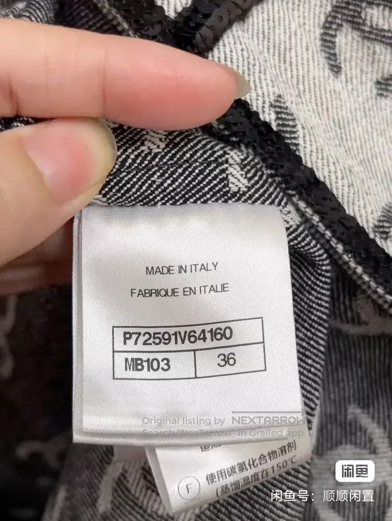 Chanel Chanel Logo grey denim jacket Size XS / US 0-2 / IT 36-38 - 3 Thumbnail
