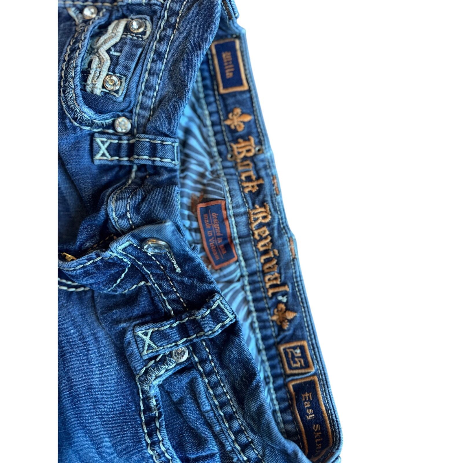 Rock Revival Rock Revival Willa Easy Skinny Jeans Size 25" / US 0 / IT 36 - 4 Thumbnail