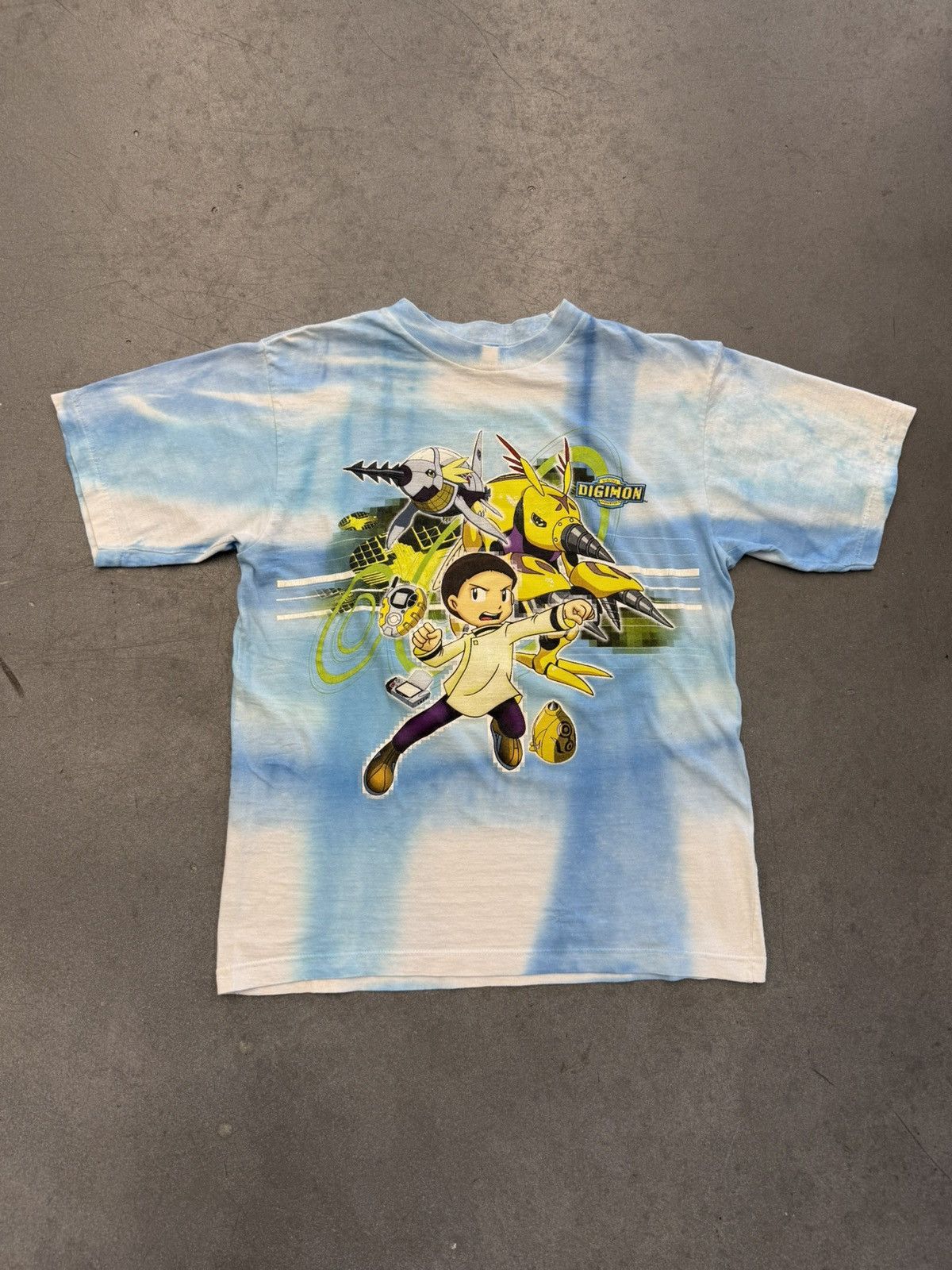 Vintage 2000 Vintage Digimon Digital Monsters 1st Gen Tie-Dye Tee Size US L / EU 52-54 / 3 - 1 Thumbnail