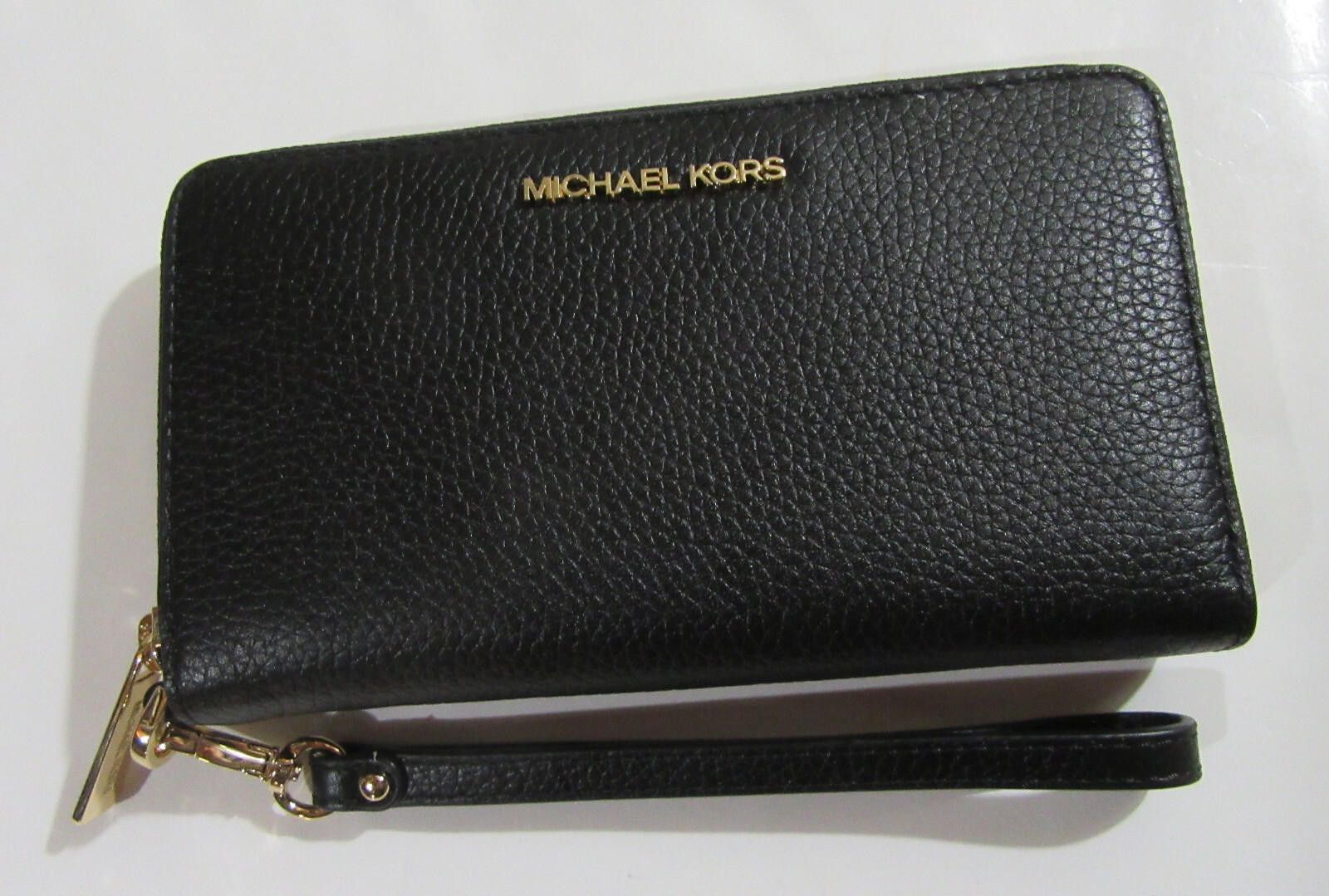 Michael Kors Michael Kors Jet Set Travel Flat Leather Phone Case Wallet Size ONE SIZE - 1 Thumbnail