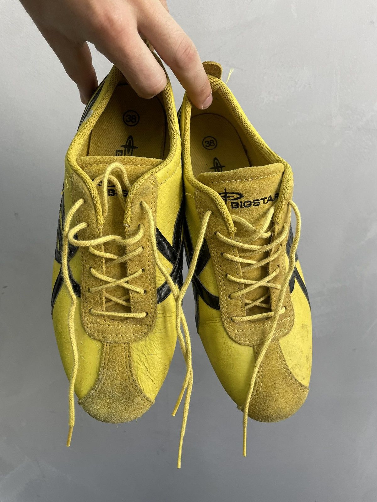 Big Star Bog Star Onitsuka style yellow kill bill sneakers y2k Size US 8 / IT 38 - 2 Thumbnail