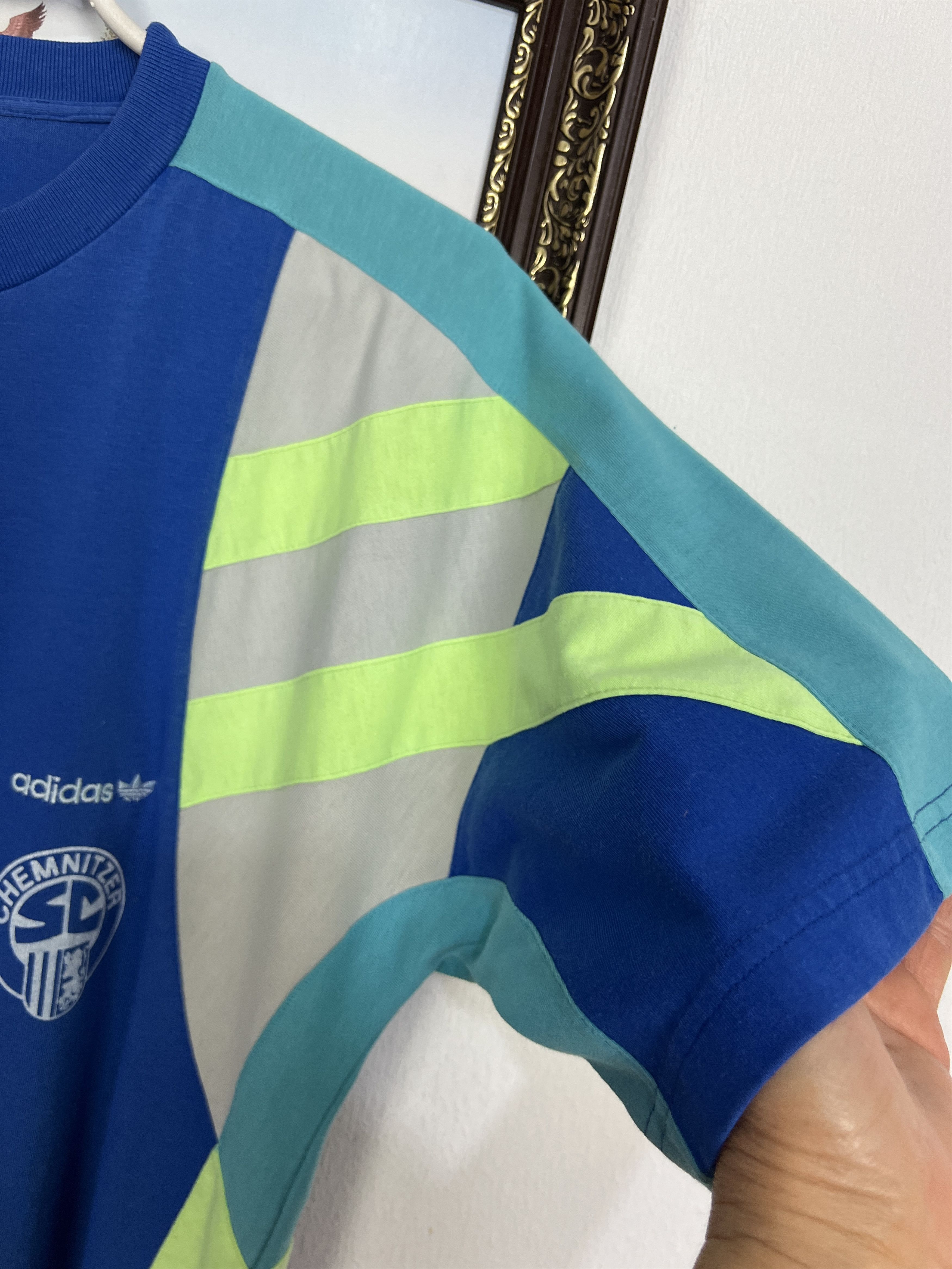 Adidas Vintage Chemnitzer Football Train Shirt Soccer Jersey Trikot Size US S / EU 44-46 / 1 - 4 Thumbnail