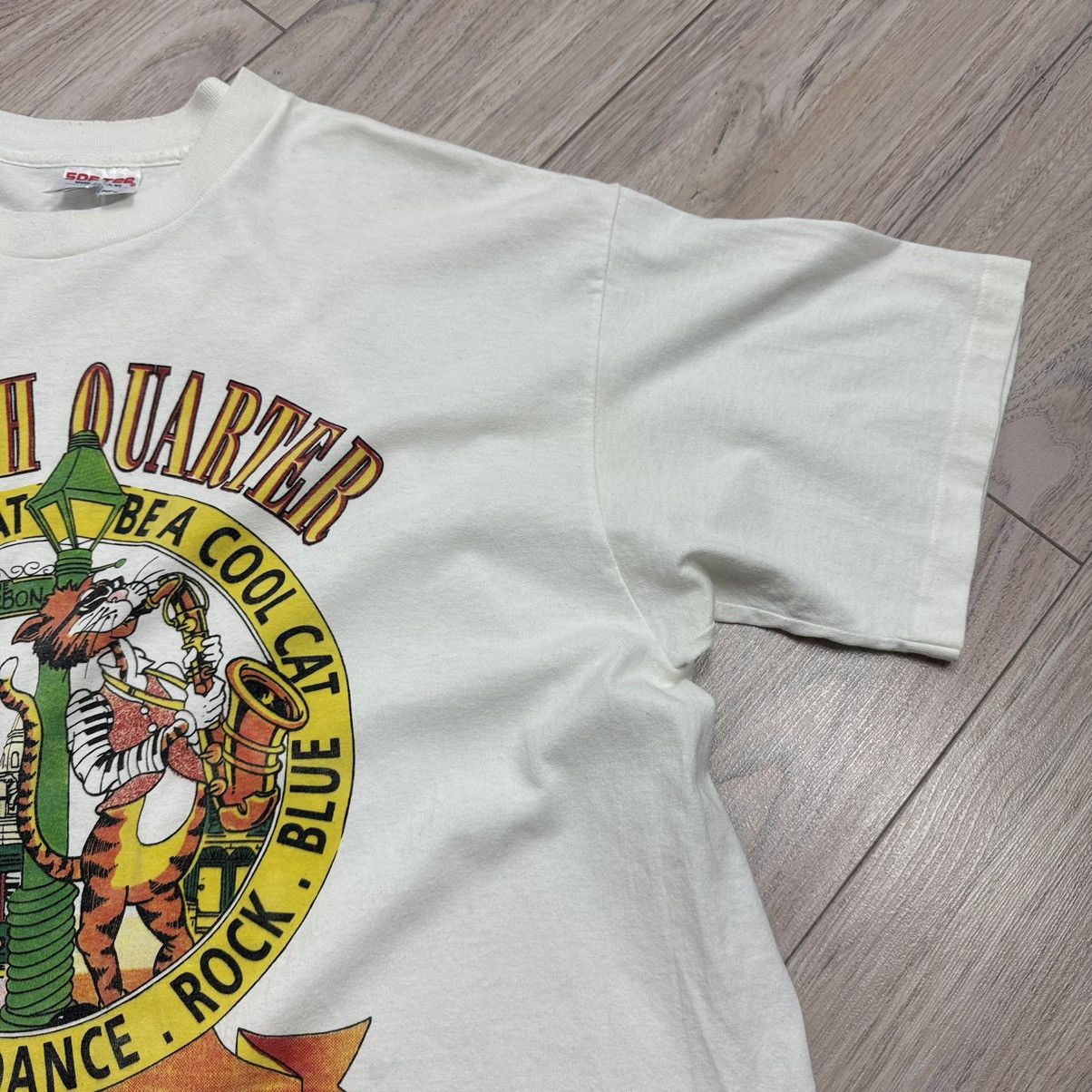 Band Tees Vintage 90s Single Stitch French Quarter New Orleans T-shirt Size US XL / EU 56 / 4 - 5 Thumbnail