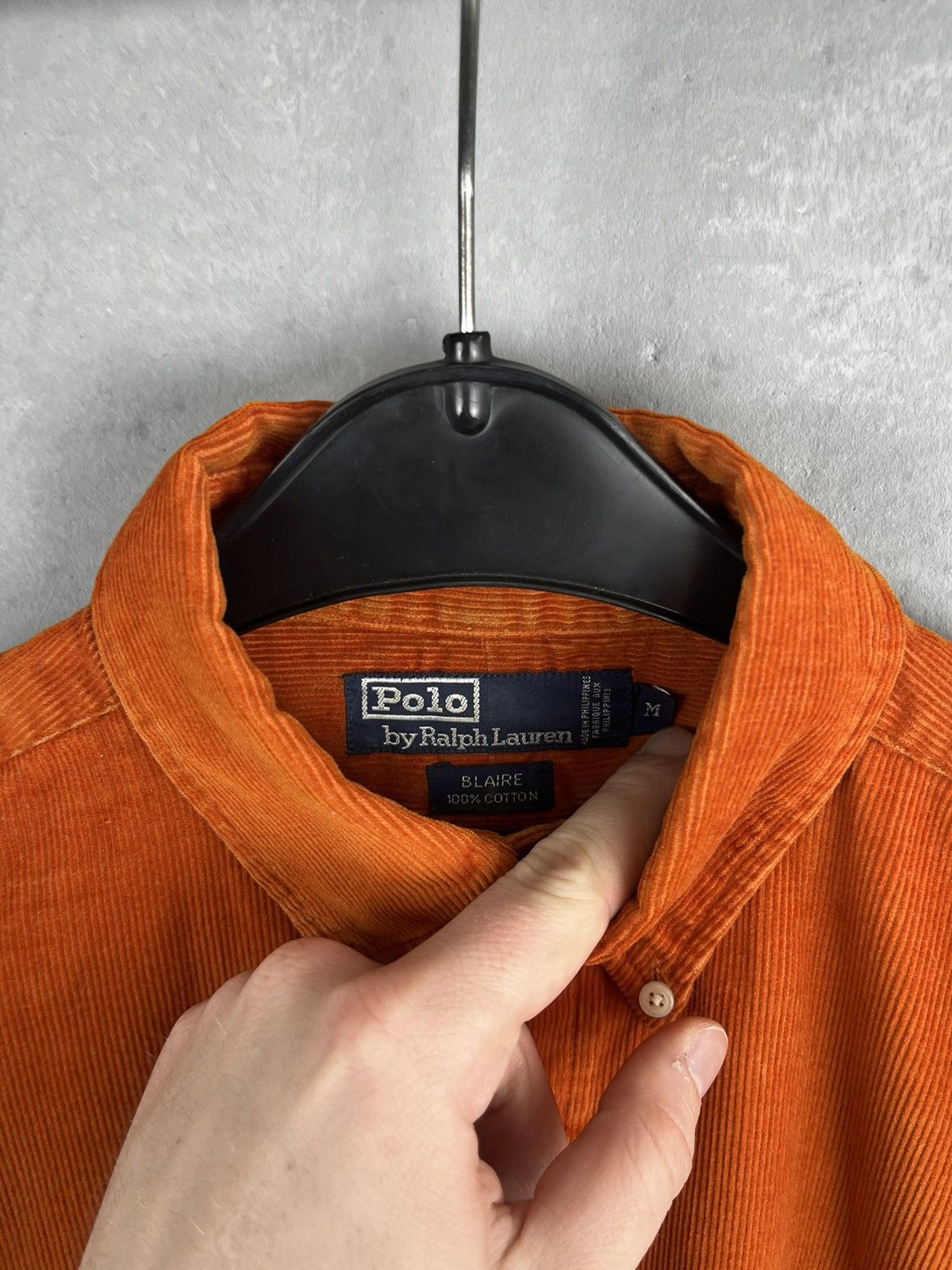 Polo Ralph Lauren × Vintage Ralph Lauren velvet shirt vintage size M Size US M / EU 48-50 / 2 - 4 Thumbnail