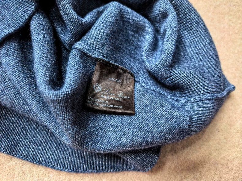 Loro Piana LORO PIANA Silk velvet turtleneck sweater Size US L / EU 52-54 / 3 - 5 Thumbnail
