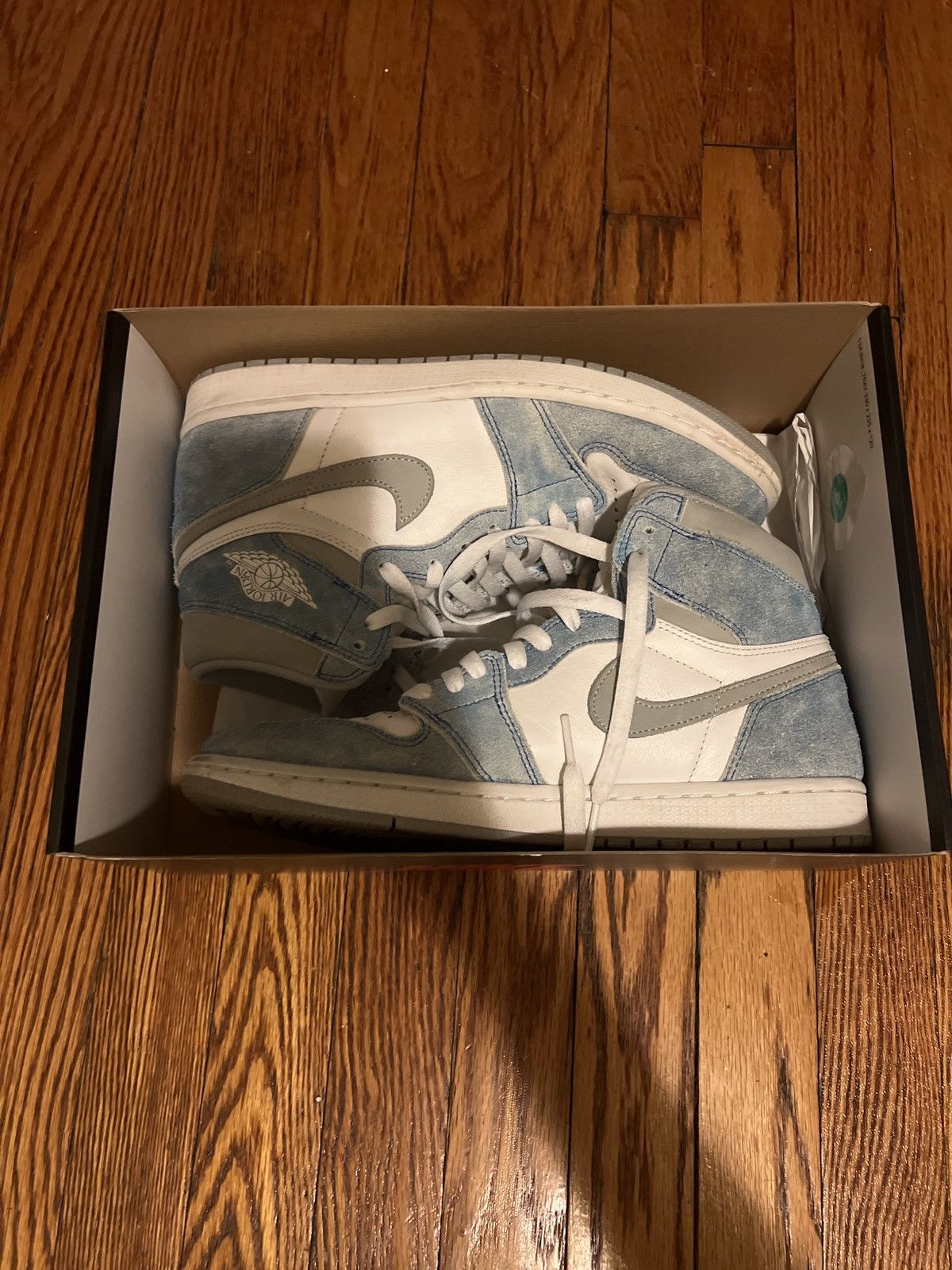 image of Jordan Nike Jordan 1 Hyper Royals Shoes in Blue, Men's (Size 10.5)