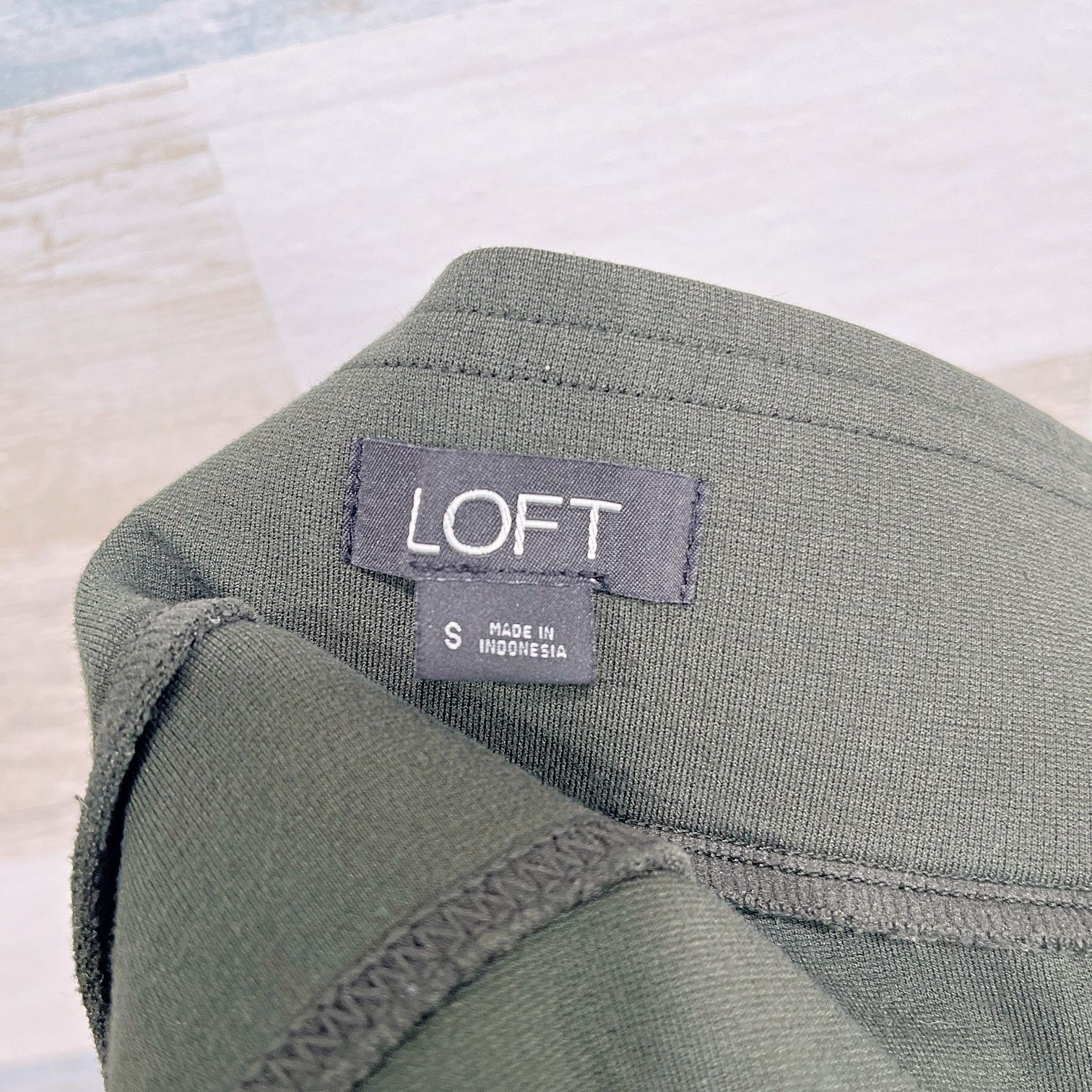 Loft LOFT Seamed Ponte Knit Legging Pants Green Womens Small Size 27" / US 4 / IT 40 - 5 Thumbnail