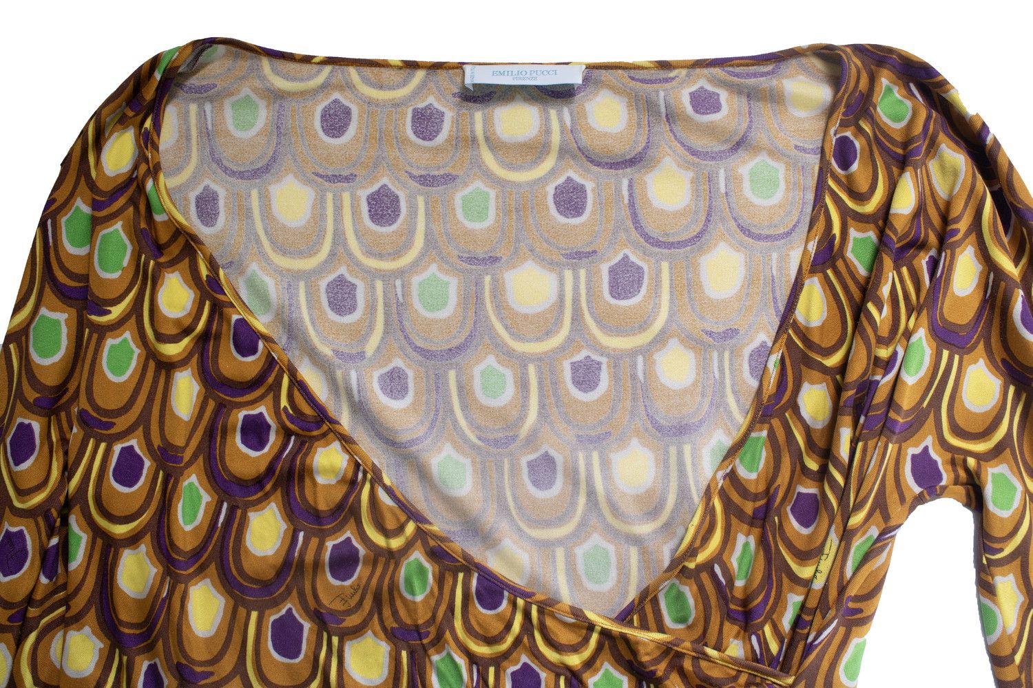 Emilio Pucci Emilio Pucci, Graphic printed cross over top Size M / US 6-8 / IT 42-44 - 5 Thumbnail