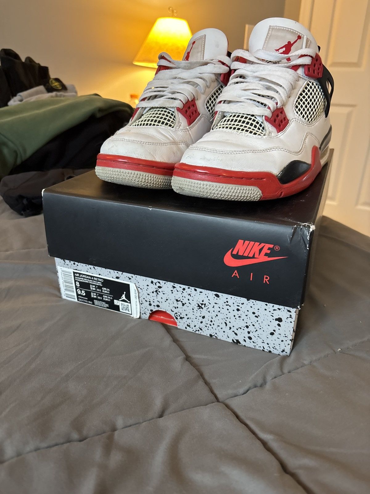 Jordan Brand Jordan 4 “Fire Red” 2020 Size US 8 / EU 41 - 7 Thumbnail