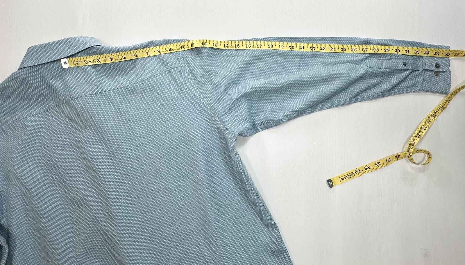 Banana Republic Banana Republic 100% Cotton Classic Fit Button Up Teal Men L Size US L / EU 52-54 / 3 - 5 Thumbnail