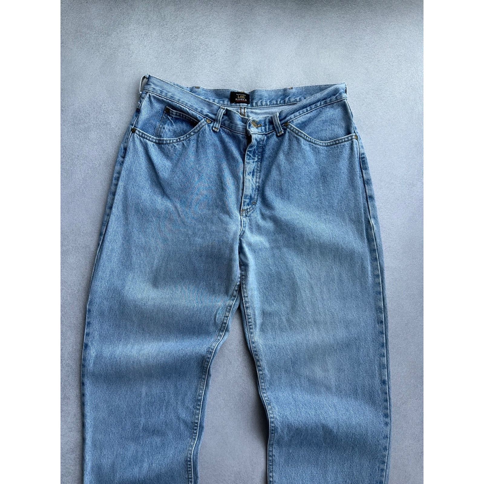 Lee Vintage Lee Riders Sanforized Rare Baggy Jeans Sz 38 x 34 Size US 38 / EU 54 - 3 Thumbnail