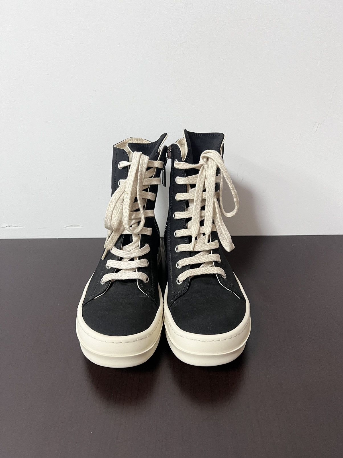 Rick Owens Drkshdw Rick owens ramones drkshdw high top sneakers Size US 5 / IT 35 - 3 Thumbnail