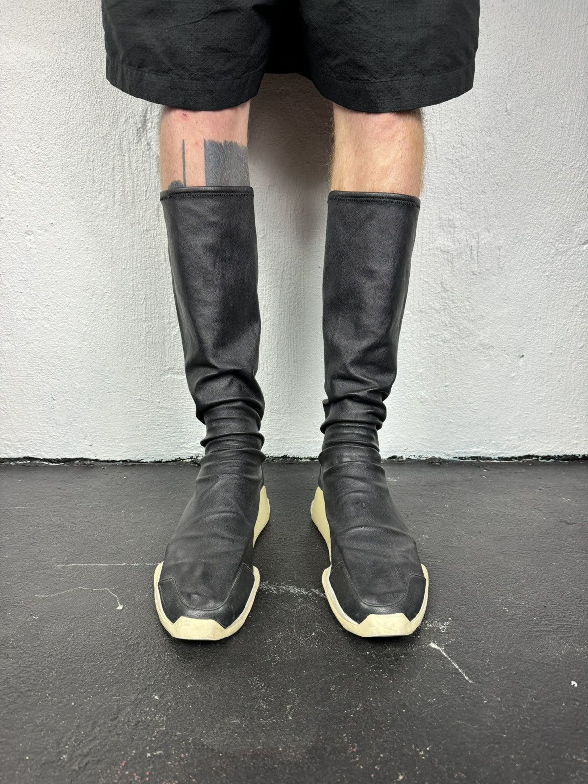 Rick Owens RICK OWENS ADIDAS SOCK LEVEL RUNNER | Grailed