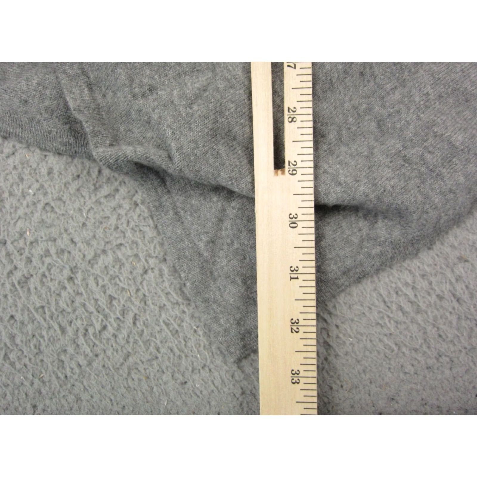 Saks Fifth Avenue Saks Fifth Avenue Cardigan Womens Large Gray 100% Cashmere Sweater Open Size L / US 10 / IT 46 - 6 Thumbnail