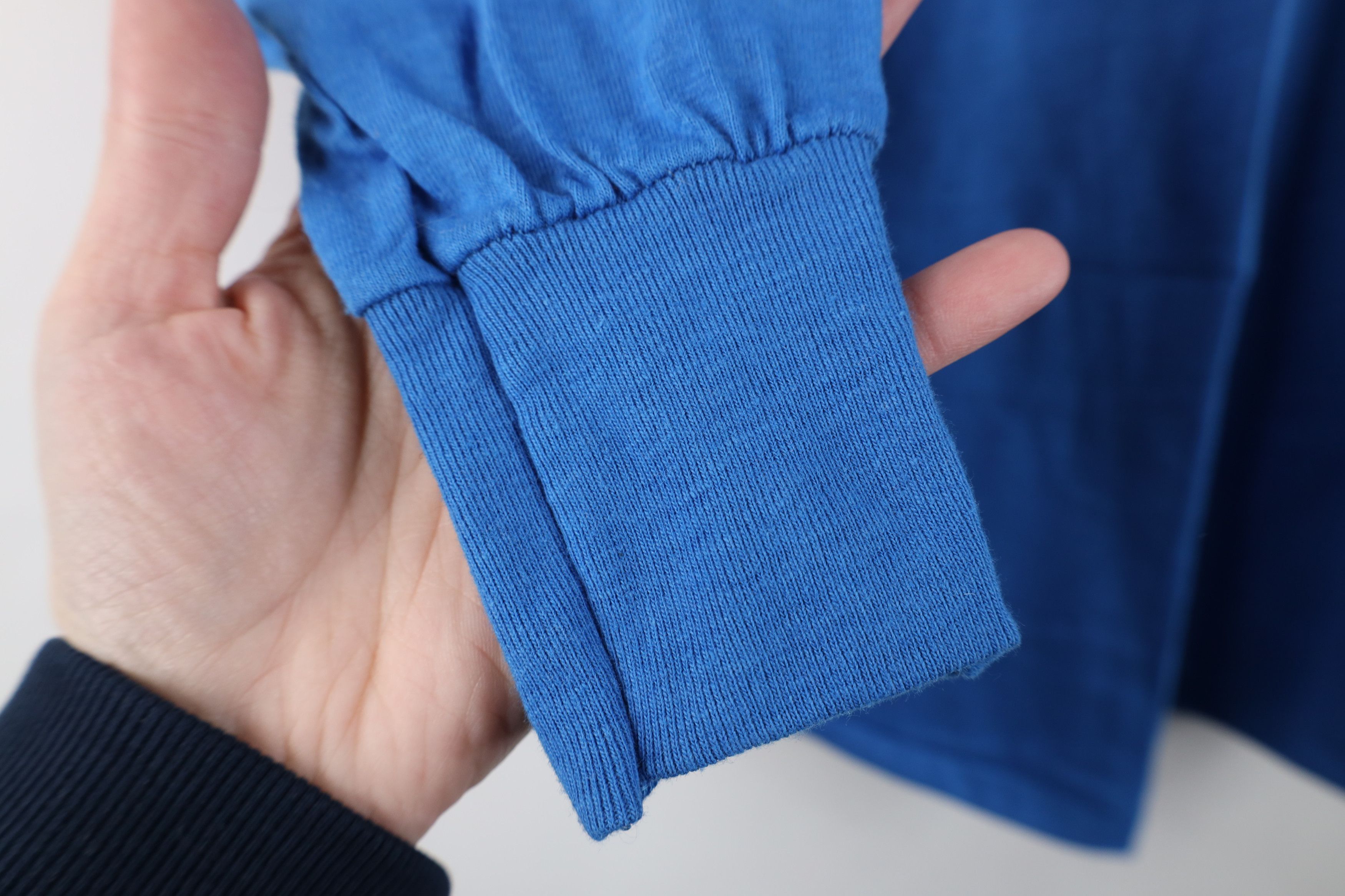 Vintage Vintage 70s 80s Streetwear Long Sleeve T-Shirt Blue USA Size US M / EU 48-50 / 2 - 6 Thumbnail