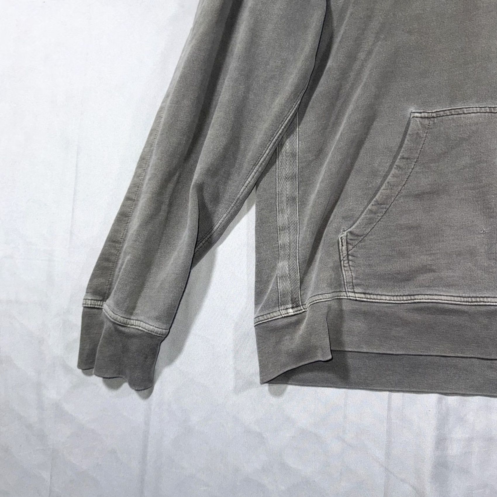 Buck Mason Buck Mason Sweatshirt Hoodie Mens Medium Gray Pullover Washed Cotton Pocket Size US M / EU 48-50 / 2 - 7 Thumbnail
