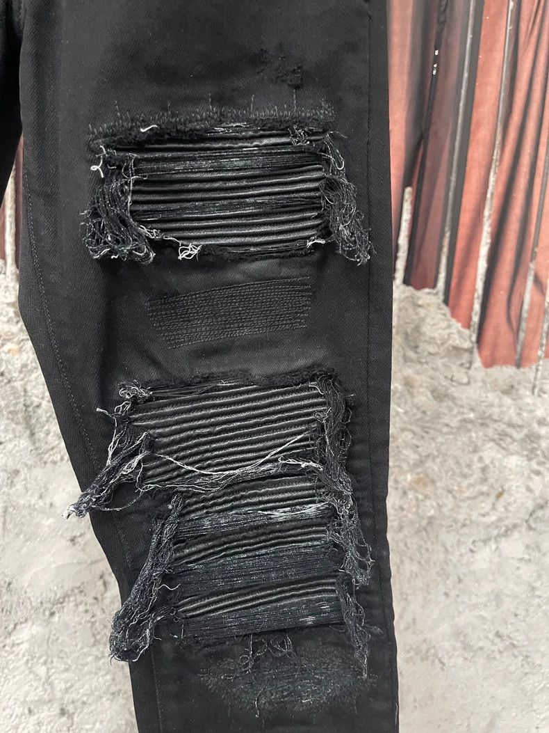 Amiri Amiri MX1 leather patched jeans Size US 29 - 6 Thumbnail