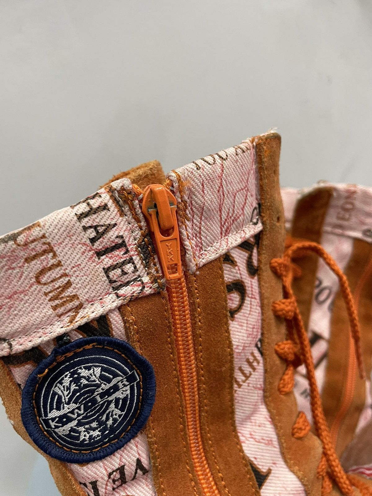 Hysteric Glamour × Vintage Racing moto patch work racing hystericglamour style boots Size US 7 / IT 37 - 8 Thumbnail
