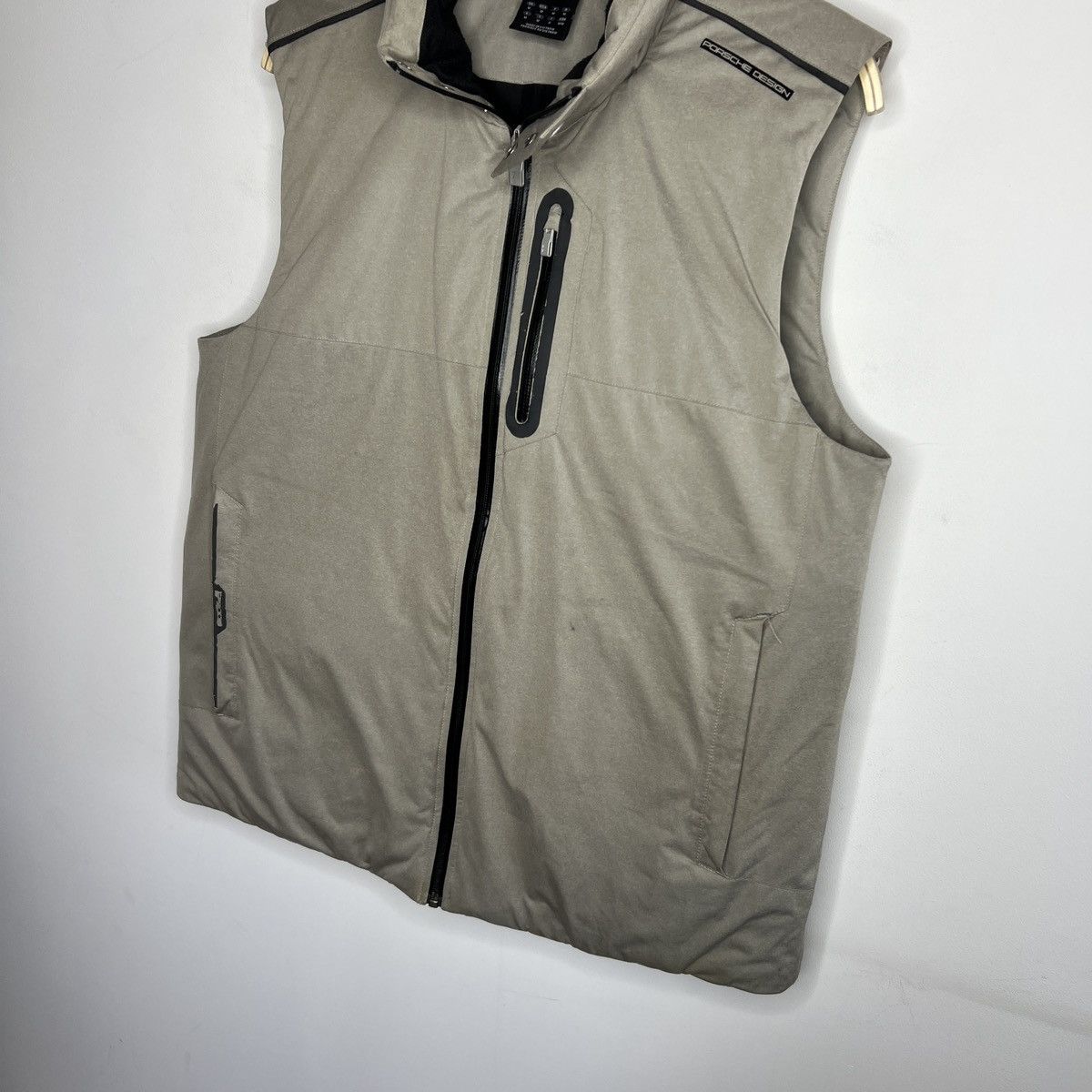 Adidas × Porsche Design Porsche Design Adidas P5000 Grey Puffer Down Vest Jacket Size US M / EU 48-50 / 2 - 2 Thumbnail