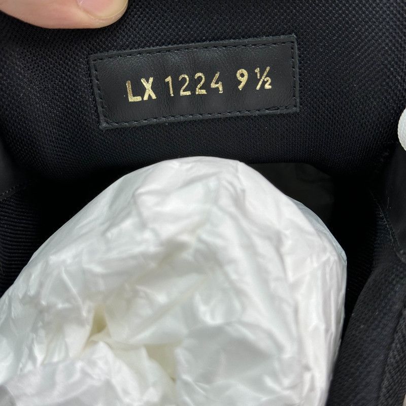 Louis Vuitton Louis Vuitton Trainer Black Leather Low-Top Sneakers -2508 Size US 10.5 / EU 43-44 - 5 Thumbnail