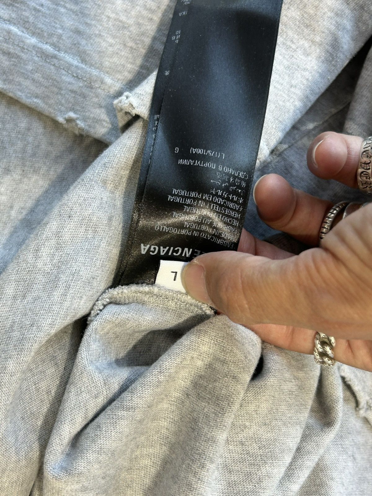 Balenciaga Balenciaga 90% 10% myself Tee Size US L / EU 52-54 / 3 - 3 Thumbnail