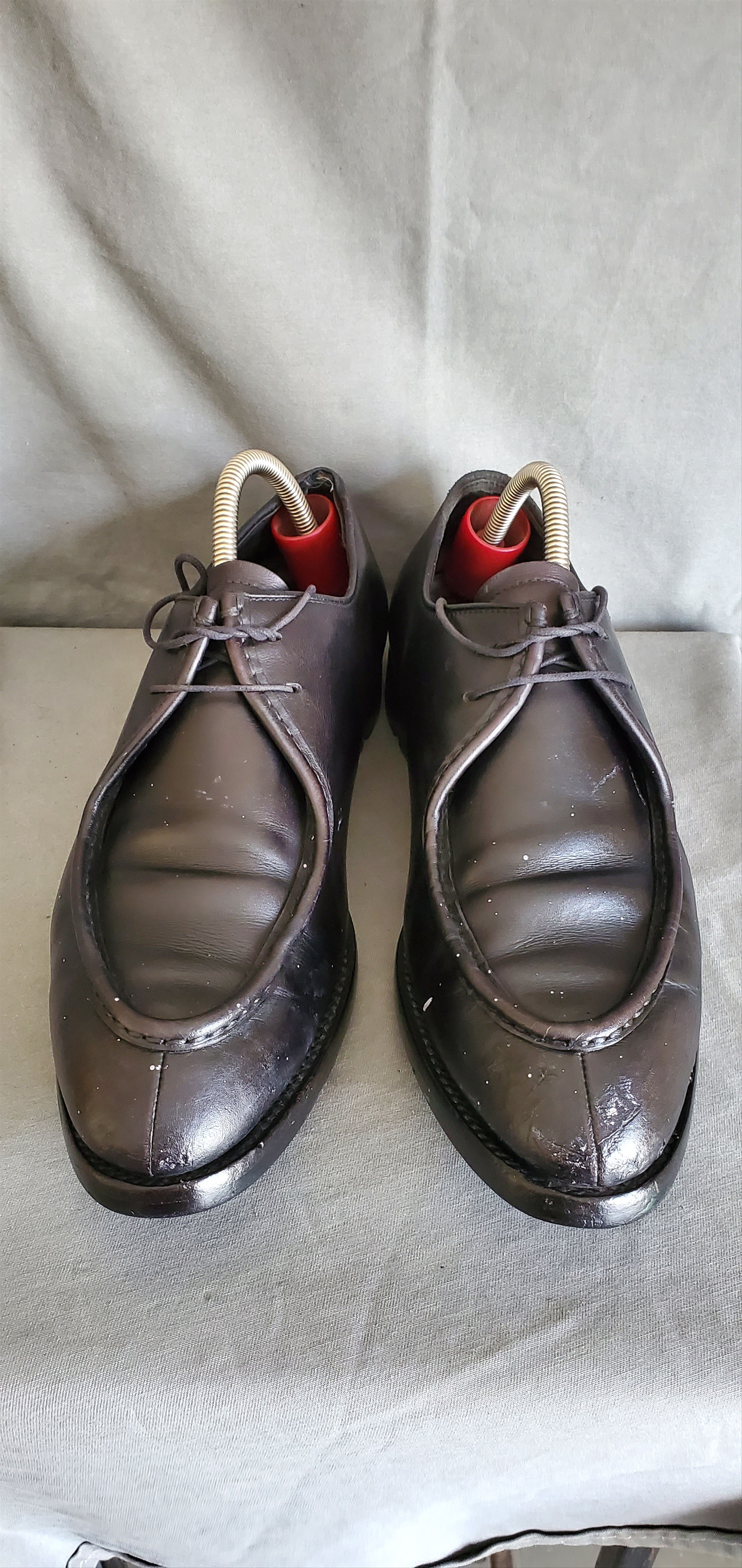 Prada Prada Lace Up Leather Shoes Size US 9 / EU 42 - 2 Thumbnail