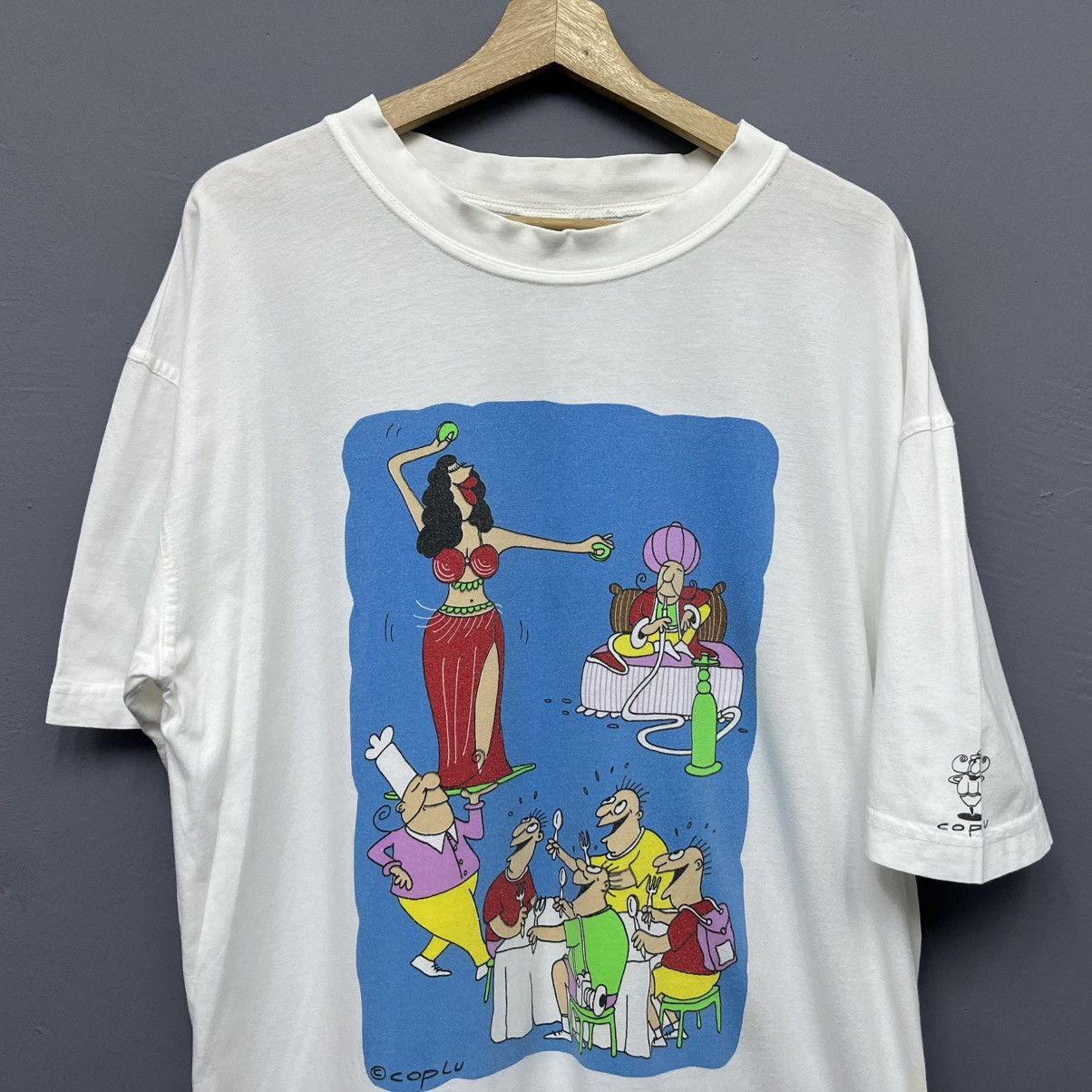 Vintage Vintage Coplu Art T-Shirt Size US L / EU 52-54 / 3 - 3 Thumbnail