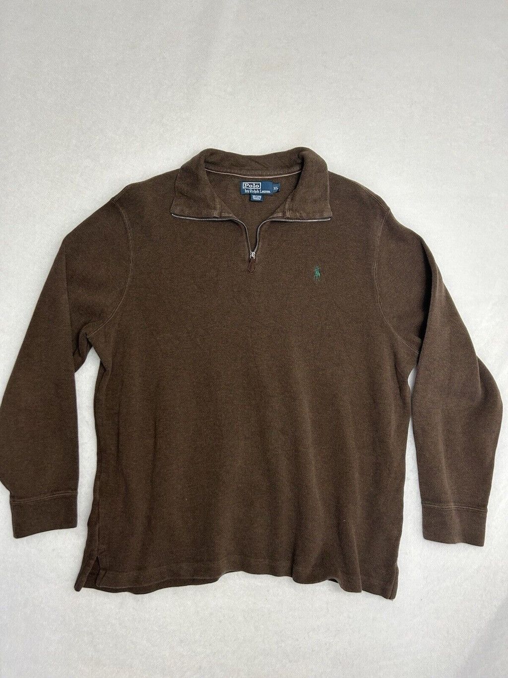 Polo Ralph Lauren Polo Ralph Lauren XL 1/4Zip Pullover Sweater Green Pony Golf Size US XL / EU 56 / 4 - 1 Thumbnail