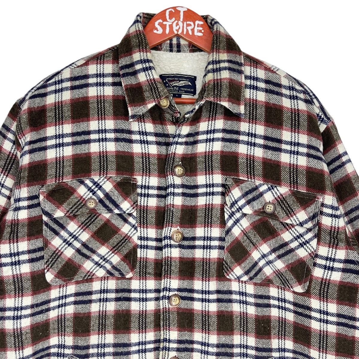 Flannel × Vintage Virgin Vogage Sherpa Jacket Size US L / EU 52-54 / 3 - 4 Thumbnail