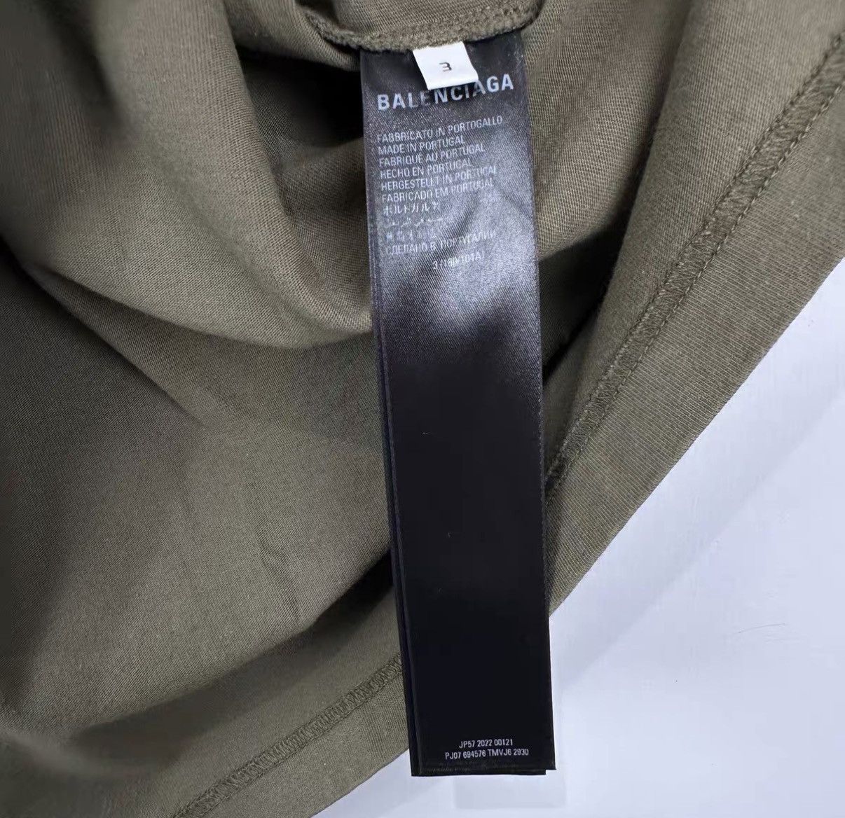 Balenciaga Balenciaga Strike Through T-shirt J42 Size US L / EU 52-54 / 3 - 5 Thumbnail