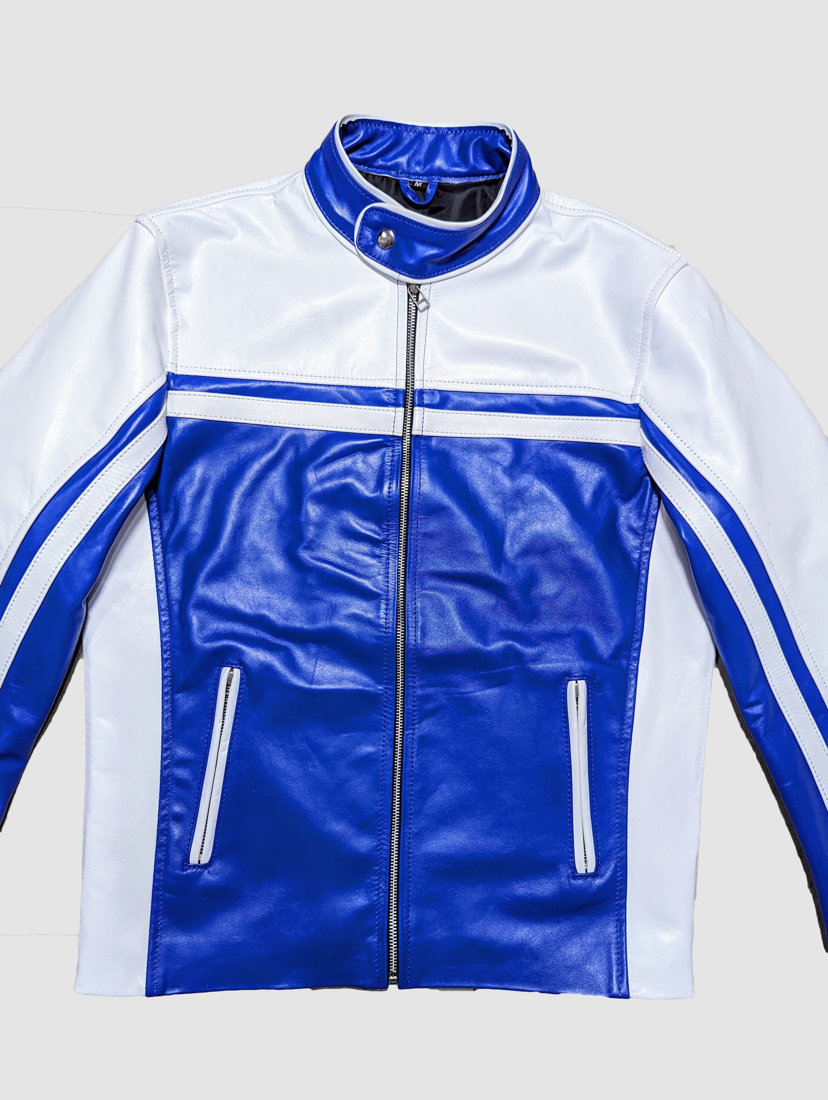 Genuine Leather Men's Fashion Leather Jacket Streetwear Size US M / EU 48-50 / 2 - 6 Thumbnail