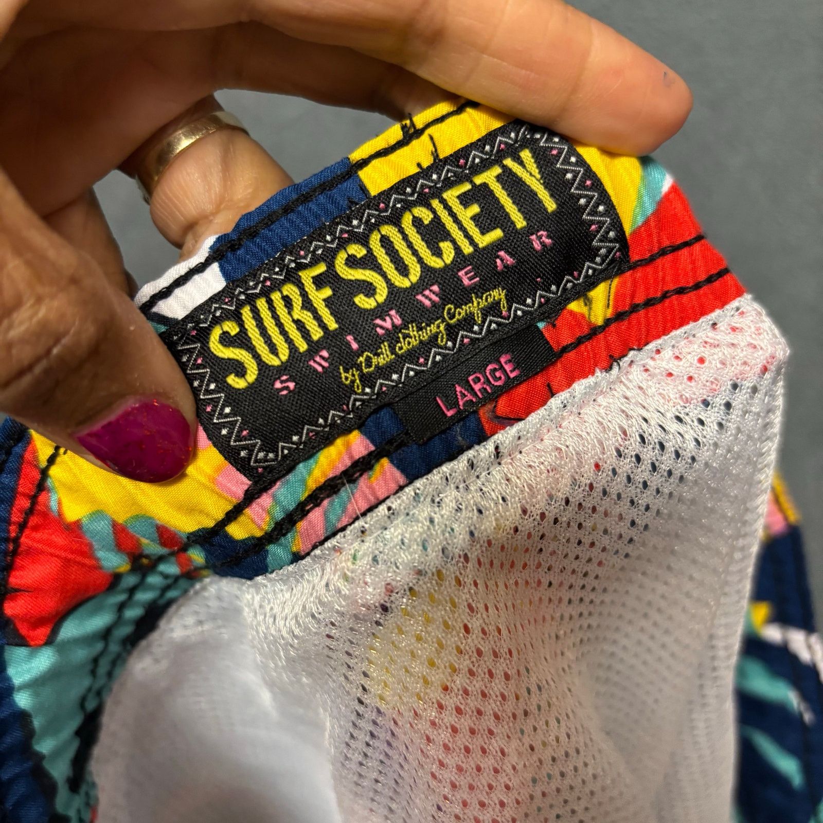 Other Surf Society Tropical Print Swim Trunks Men’s Large Beach Size US 32 / EU 48 - 8 Thumbnail