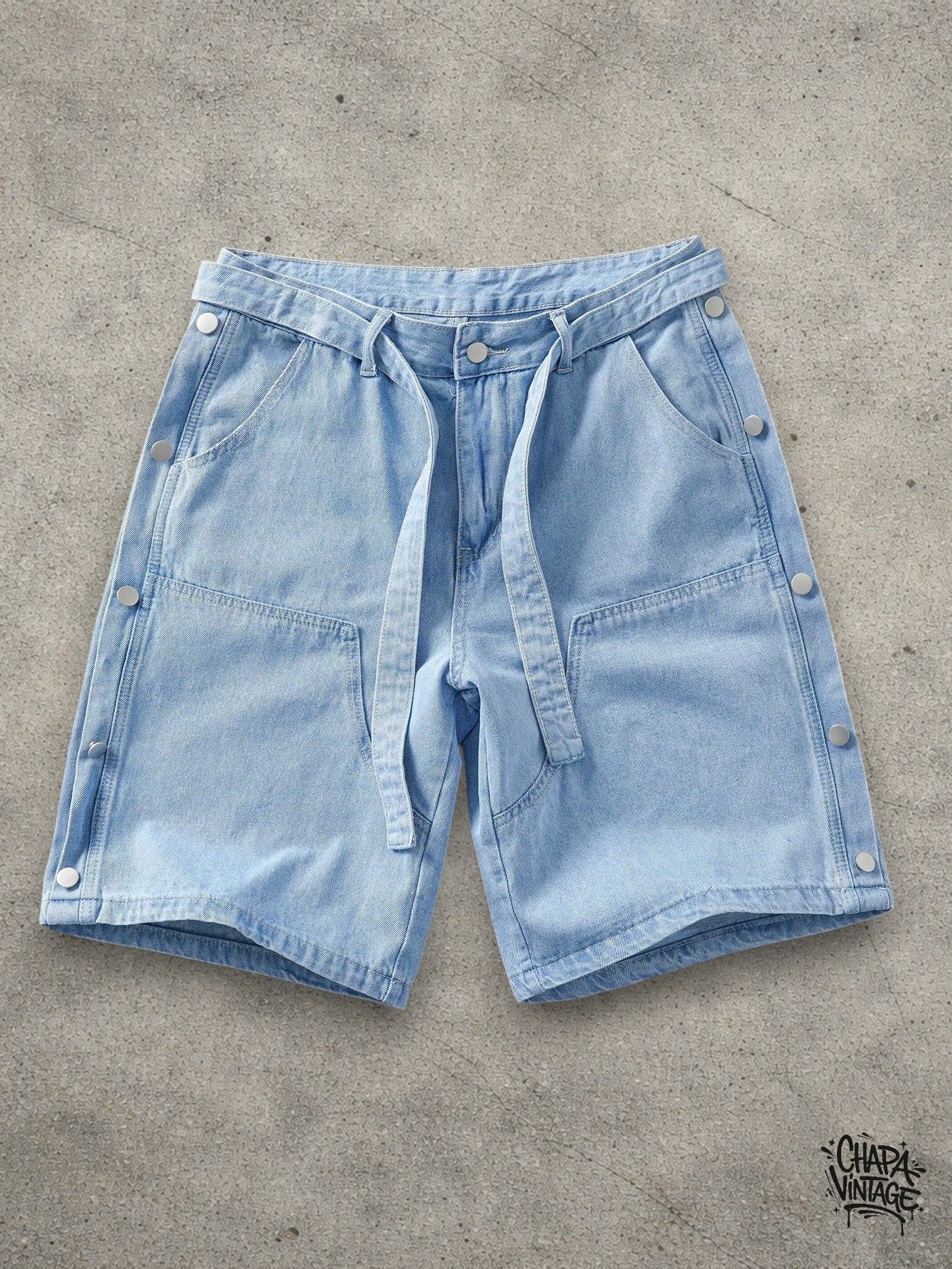 Japanese Brand Baby blue jeans shorts Size US 32 / EU 48 - 1 Thumbnail