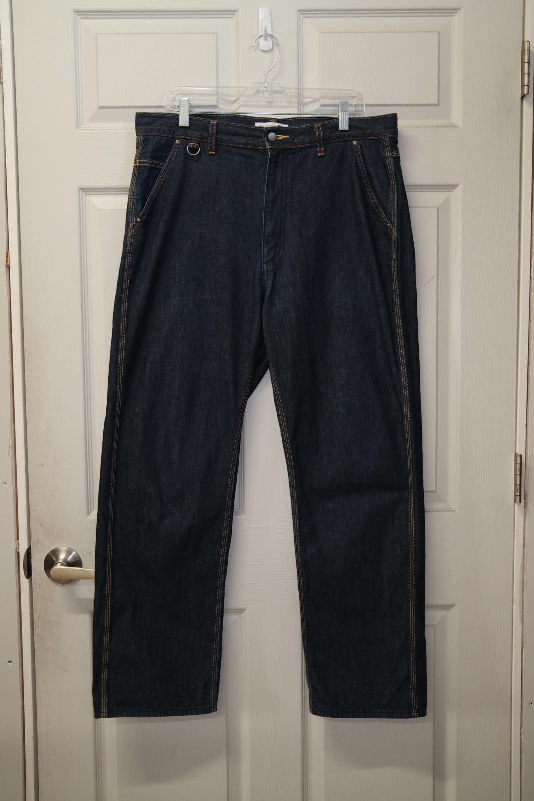 Other 2017' Uniqlo x JW Anderson Dark Wash Wide-Leg Jeans Size 36" / US 14 / IT 50 - 1 Thumbnail