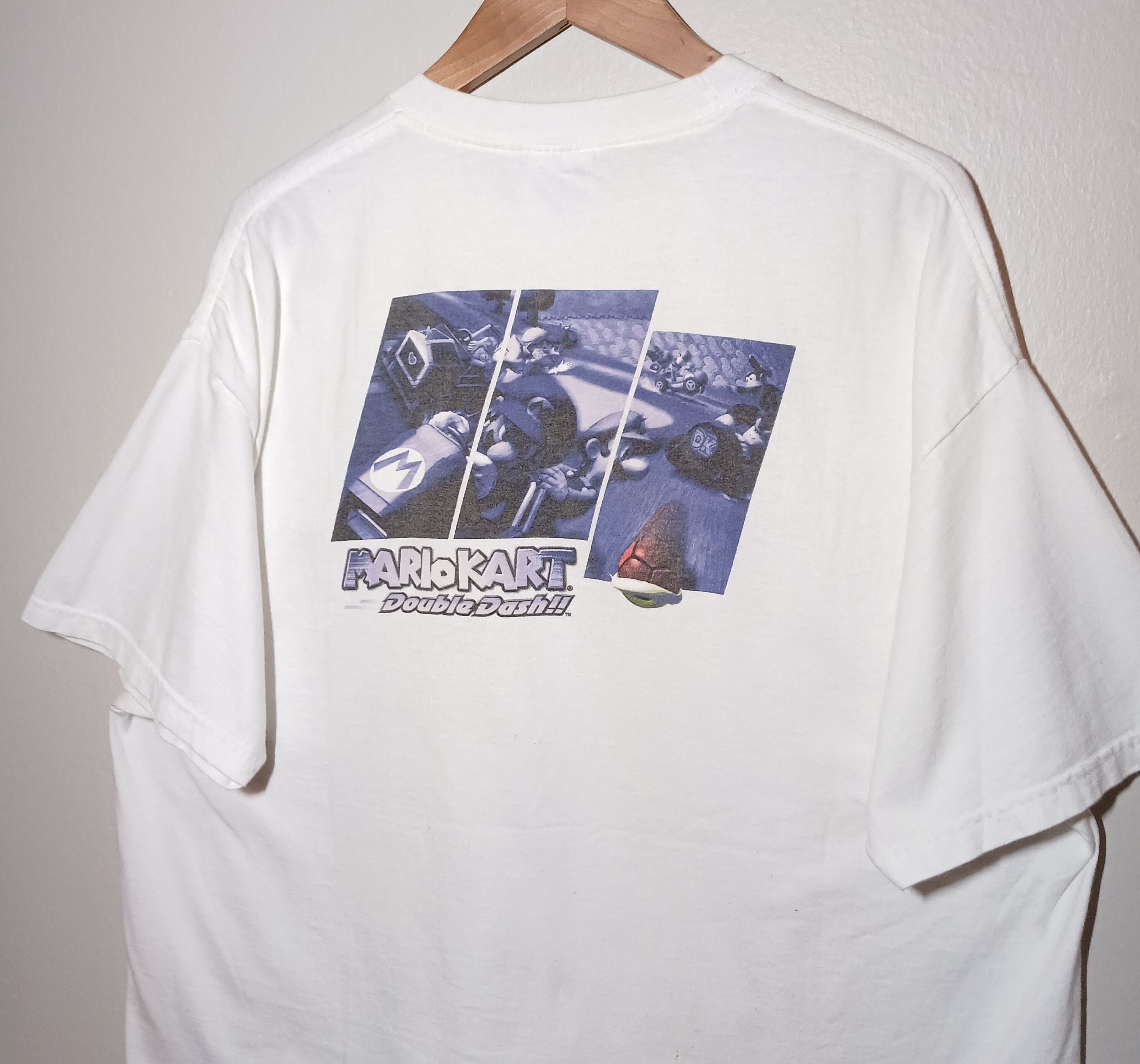 Vintage Vintage Mario Kart Double Dash T-shirt Size US XL / EU 56 / 4 - 1 Thumbnail