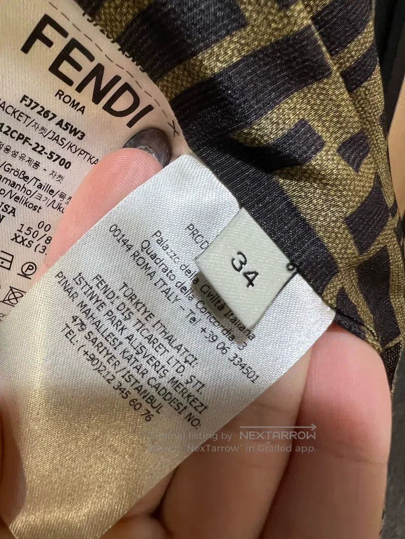 Fendi Fendi FF Full-Print Jacquard Shirt Jacket Size 4XL / US 24-26 - 4 Thumbnail