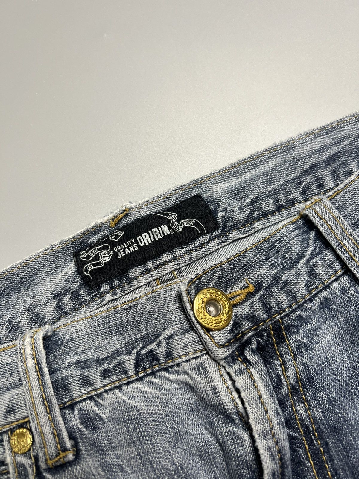 Japanese Brand × Seditionaries × Vintage Vintage Oririn Y2K Studded Denim Size US 37 - 8 Thumbnail