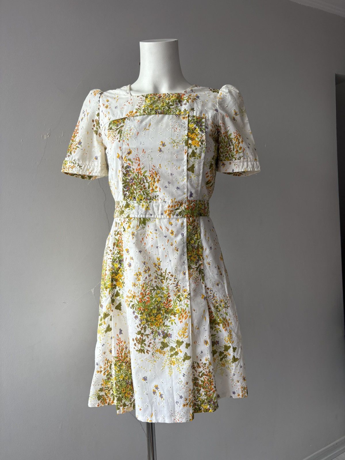 Vintage 50s Betty Barclay dress Size S / US 4 / IT 40 - 5 Thumbnail
