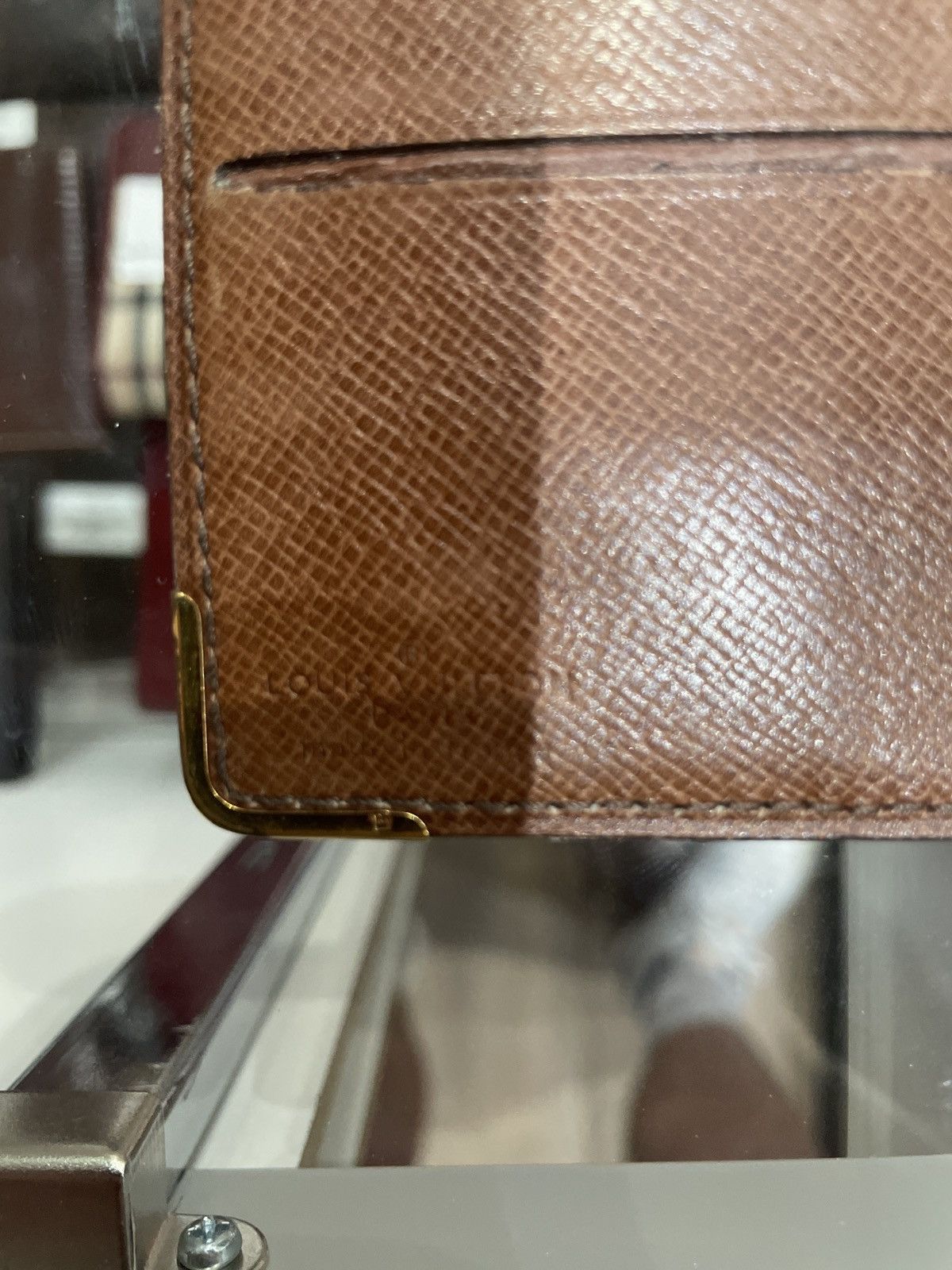 Louis Vuitton Louis Vuitton Monogram Long Wallet Checkbook Size ONE SIZE - 2 Thumbnail