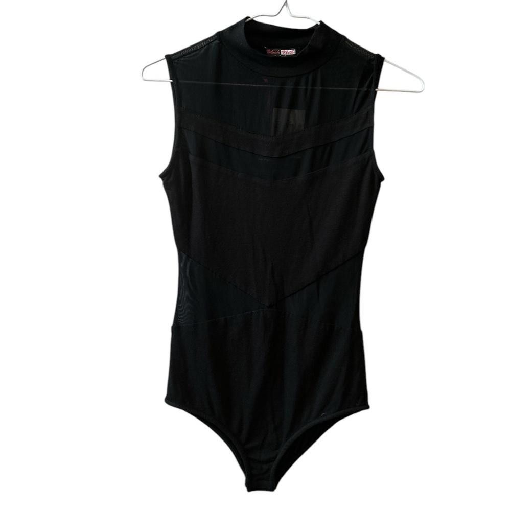 Designer NWT Black Note Los Angeles Black Bodysuit Size Small Size S / US 4 / IT 40 - 1 Thumbnail