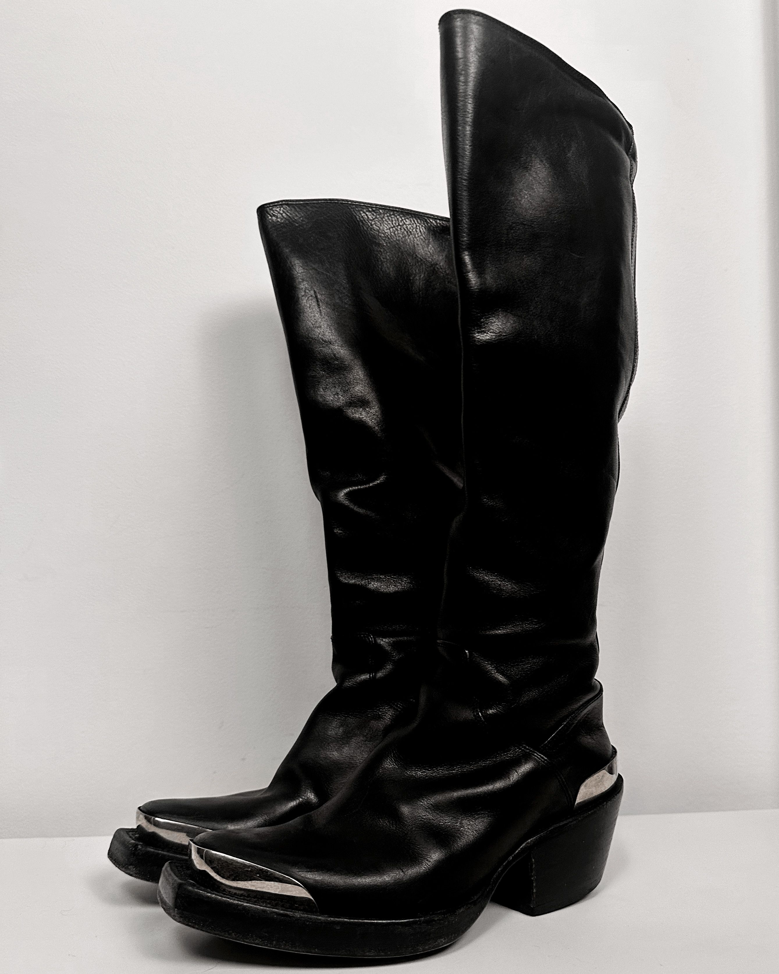 Vetements Vetements Metal Toe Cap Western Cowboy Boots Size US 5 / EU 37 - 6 Thumbnail