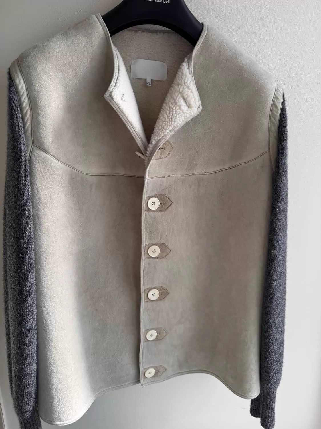 Maison Margiela Maison Margiela Wool-Shearling Knit Leather Unisex Coat Size US S / EU 44-46 / 1 - 1 Thumbnail