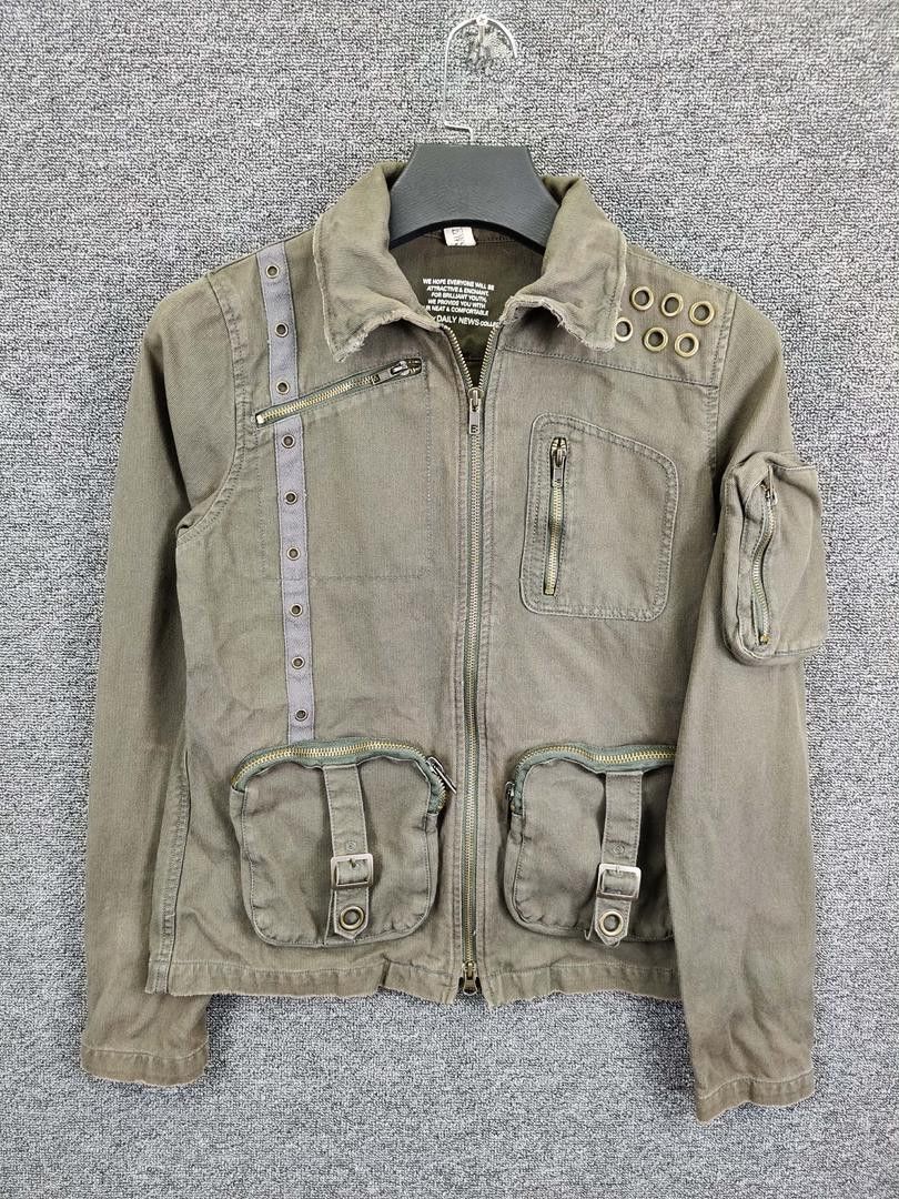 Japanese Brand Daily News Bondage Gothic Jacket Size US M / EU 48-50 / 2 - 1 Thumbnail