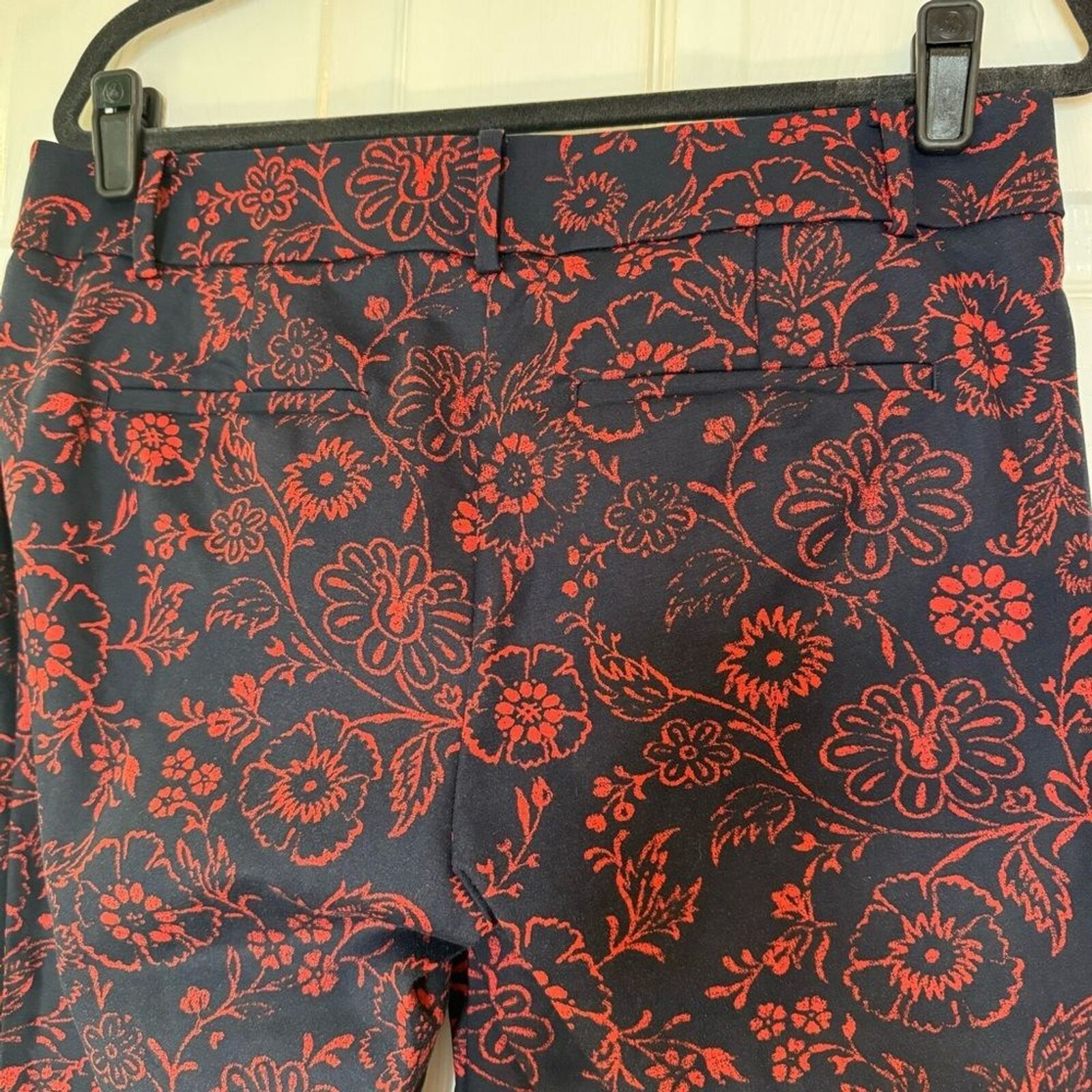 Loft LOFT Marisa Floral Riviera Ankle Pants Size 8 Size 30" / US 8 / IT 44 - 7 Thumbnail