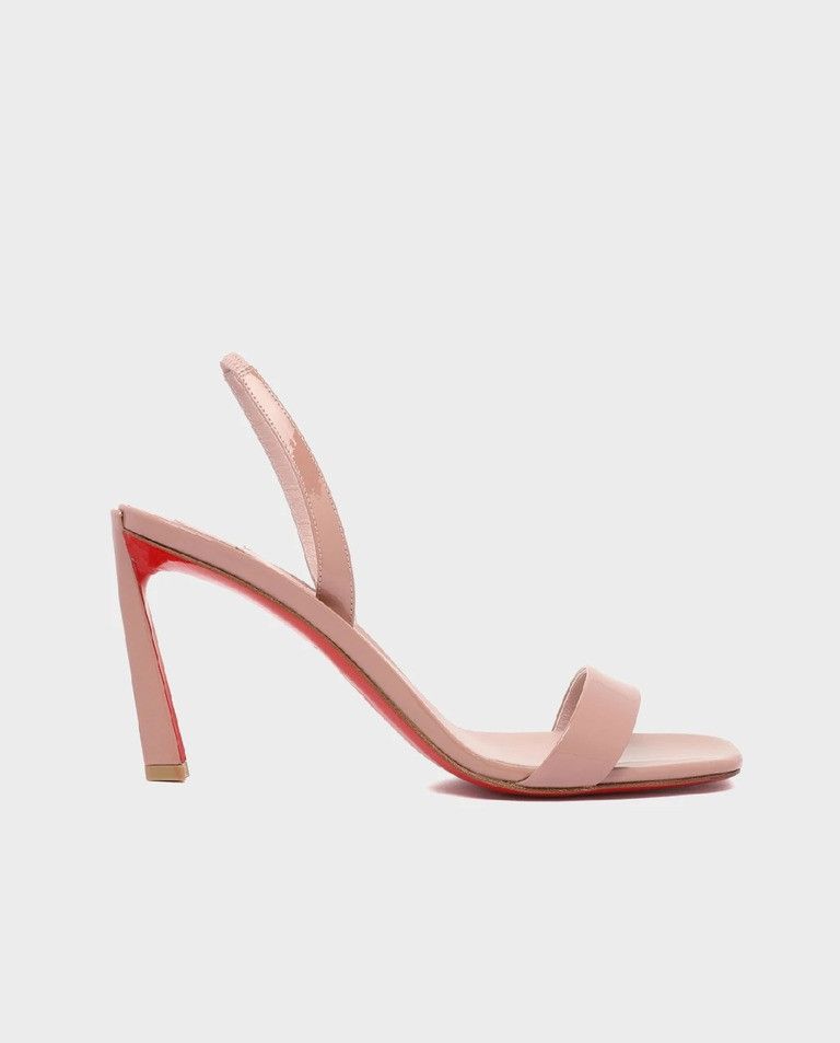 Christian Louboutin os11x0526 Condora Slingback Sandals in Vintage Rose Size US 8 / IT 38 - 1 Thumbnail